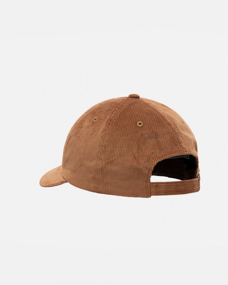 Stussy Mid-Depth Sports Arch Strapback - Unisex Brune | PDKQX91110