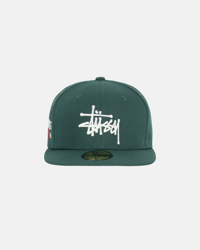 Stussy New Era 59Fifty Authentic - Unisex Grøn | BDKSO22688