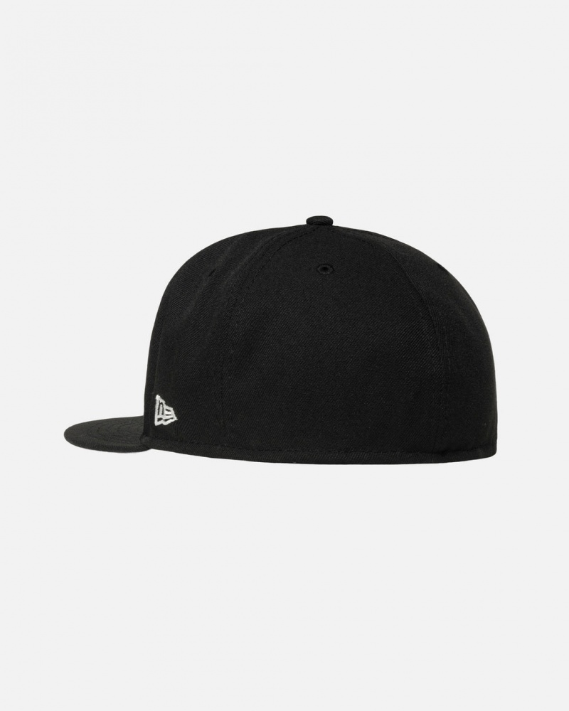 Stussy New Era 59Fifty Curly S - Unisex Sort | ADKWC43918