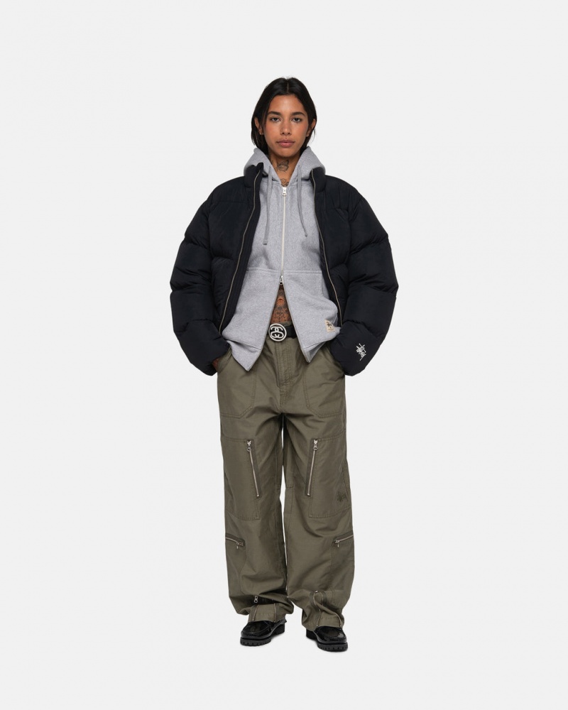 Stussy Nyco Flight Pant - Unisex Jeans Pants Olivengrøn | BDKSD39826