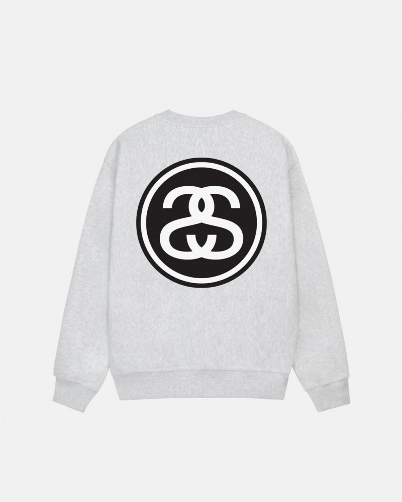 Stussy SS-Link Crew - Unisex Hoodies Grå | TDKWZ85807