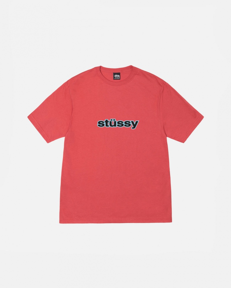 Stussy SS-Link Tee - Unisex Shortsleeve Rød | XDKGW54041