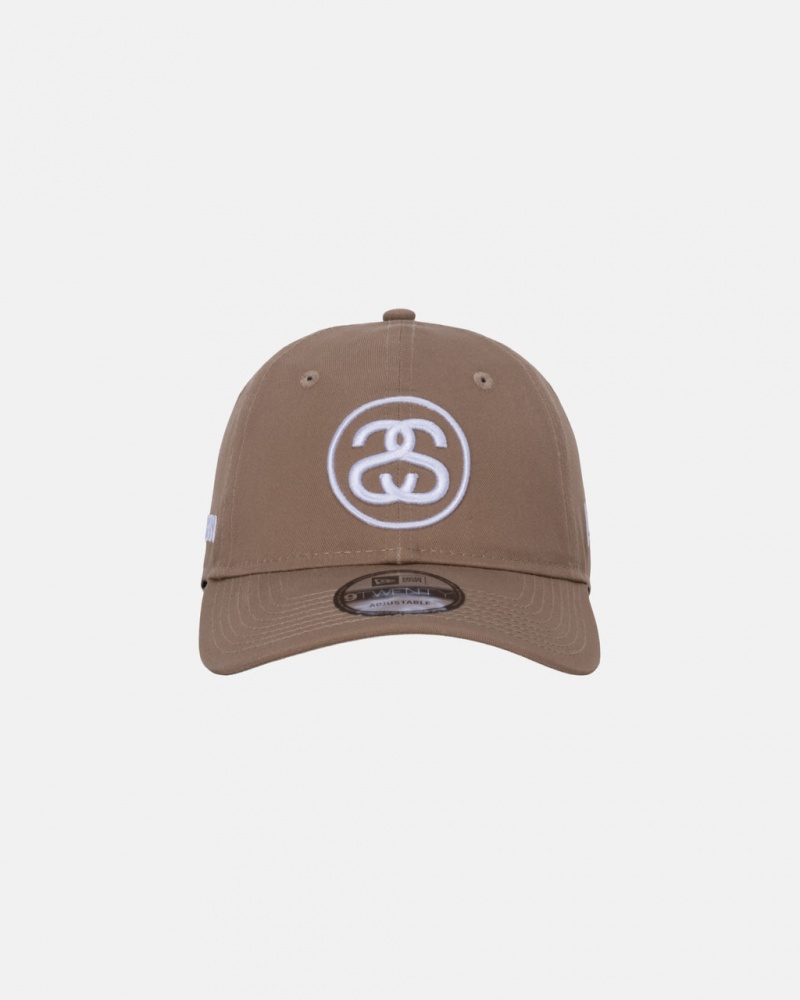 Stussy SS Link 9Twenty Cap - Unisex Khaki | SDKVO44980