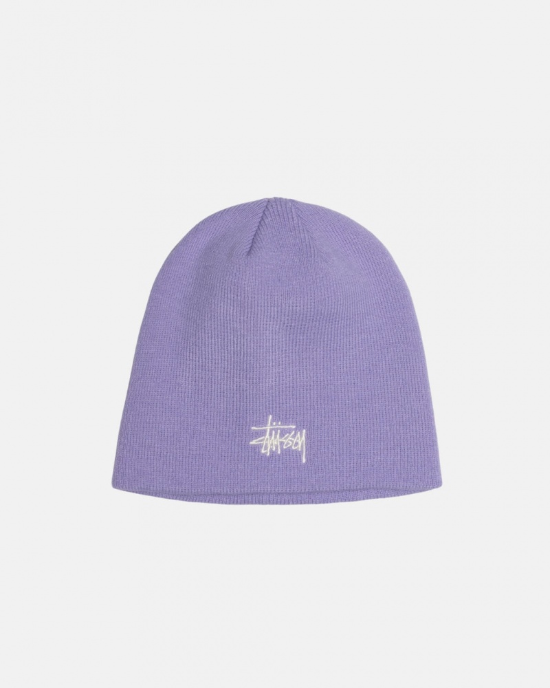 Stussy Skullcap Basic - Unisex Lilla | DKEAH77144