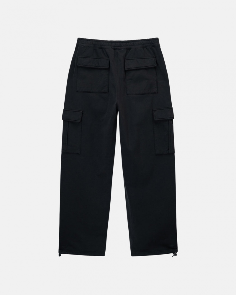 Stussy Sports Cargo Fleece Pant - Mens Pants Sort | DKCIF50522