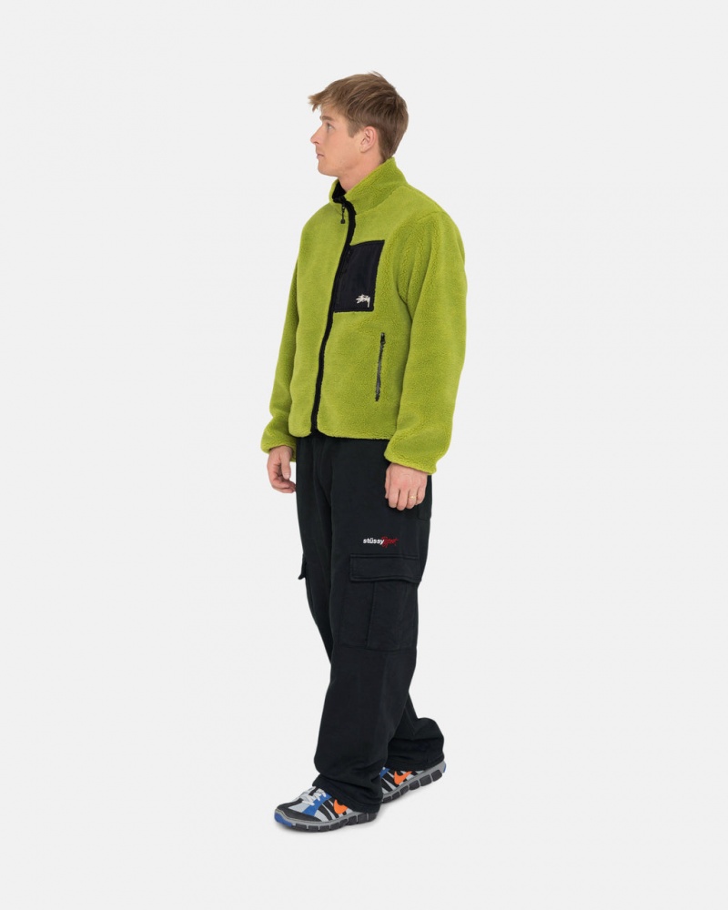 Stussy Sports Cargo Fleece Pant - Mens Pants Sort | DKCIF50522