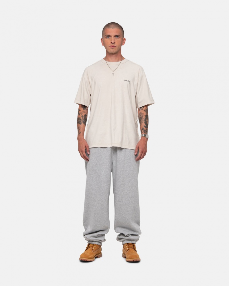 Stussy Stock Logo Sweatpant - Unisex Pants Grå | FDKUI24867