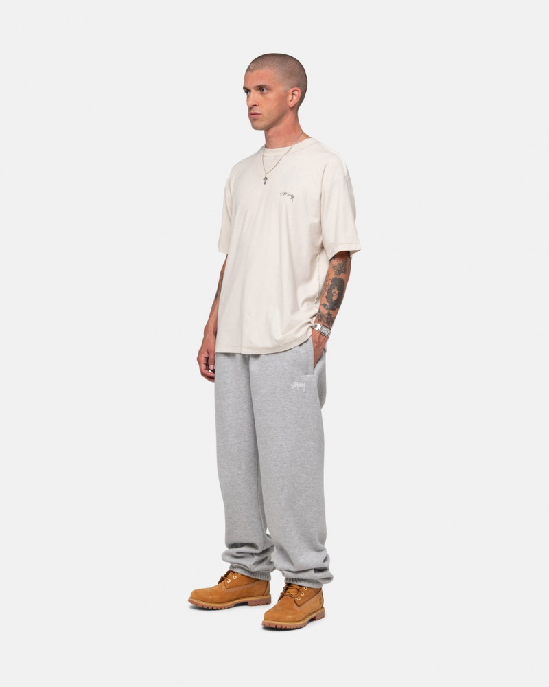 Stussy Stock Logo Sweatpant - Unisex Pants Grå | FDKUI24867