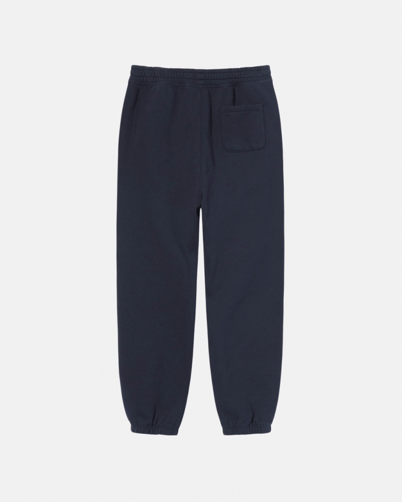 Stussy Stock Logo Sweatpant - Unisex Pants Mørkeblå | ADKDF26601