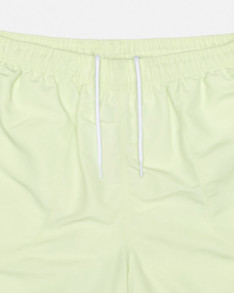 Stussy Strand Kort Big Basic - Unisex Shorts Trunks Lysegrøn | TDKWZ17114