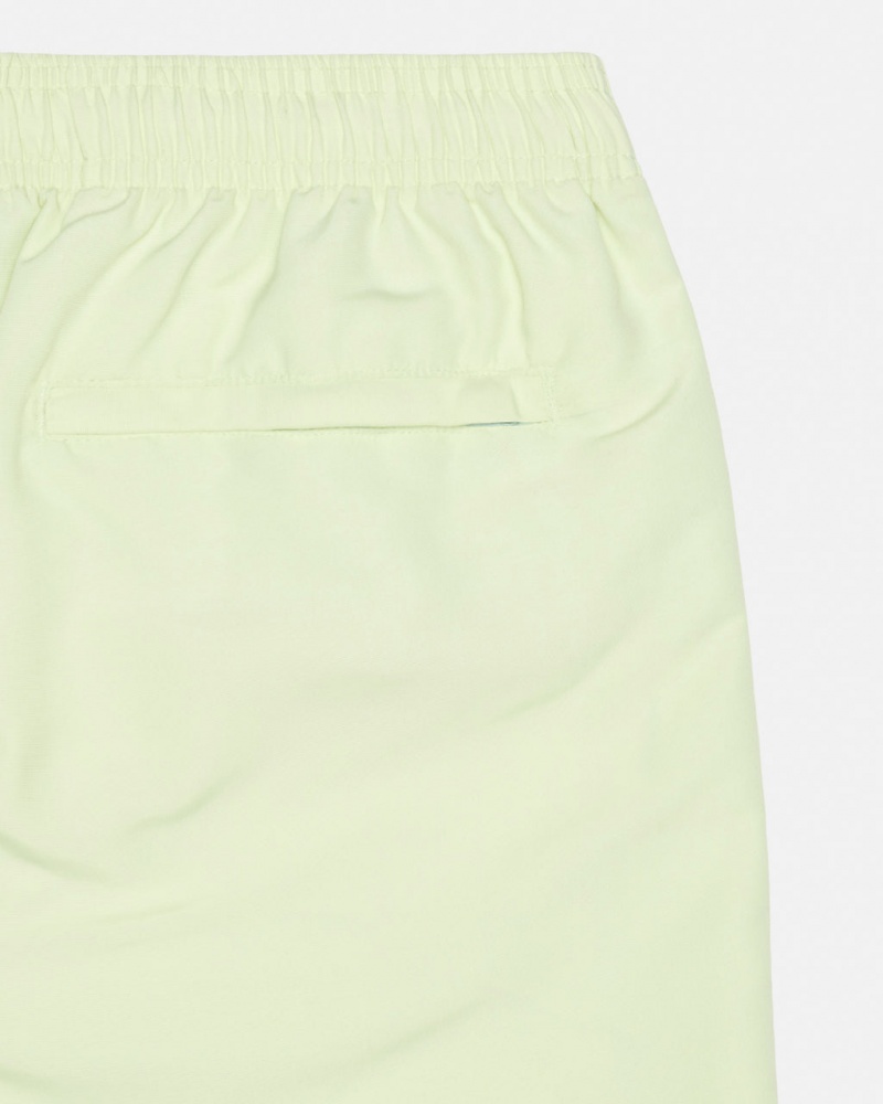 Stussy Strand Kort Big Basic - Unisex Shorts Trunks Lysegrøn | TDKWZ17114