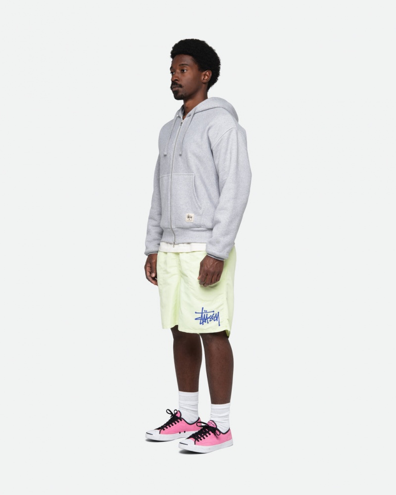 Stussy Strand Kort Big Basic - Unisex Shorts Trunks Lysegrøn | TDKWZ17114