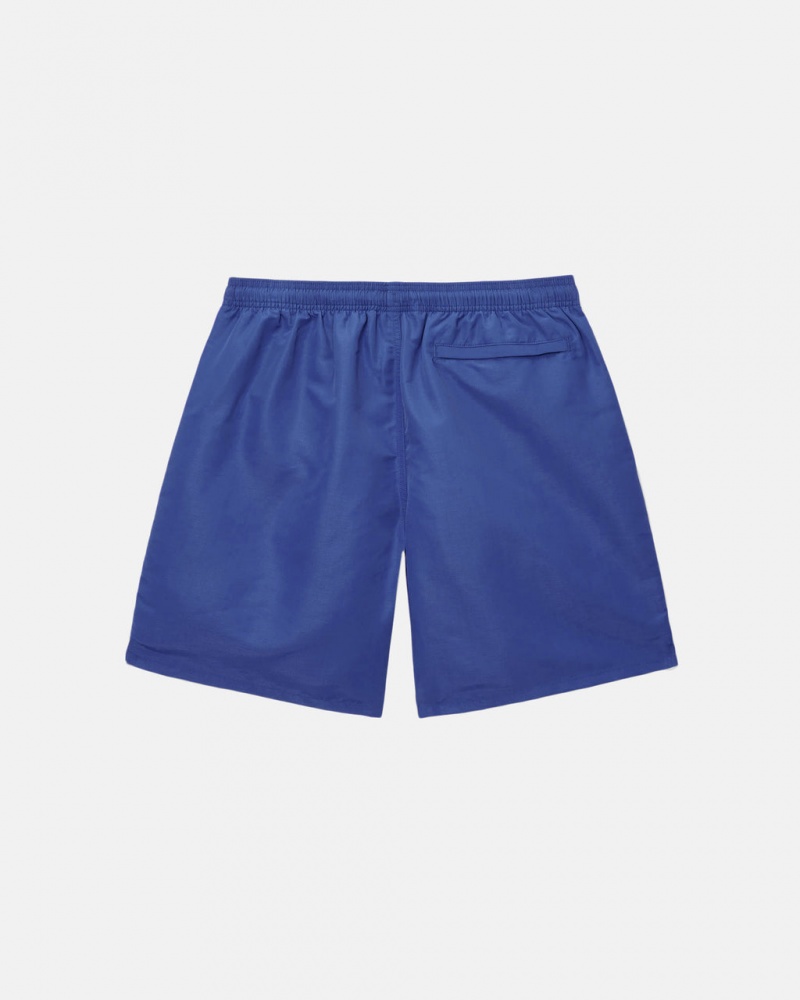 Stussy Strand Kort Big Basic - Unisex Shorts Trunks Kongeblå | LDKSX39055