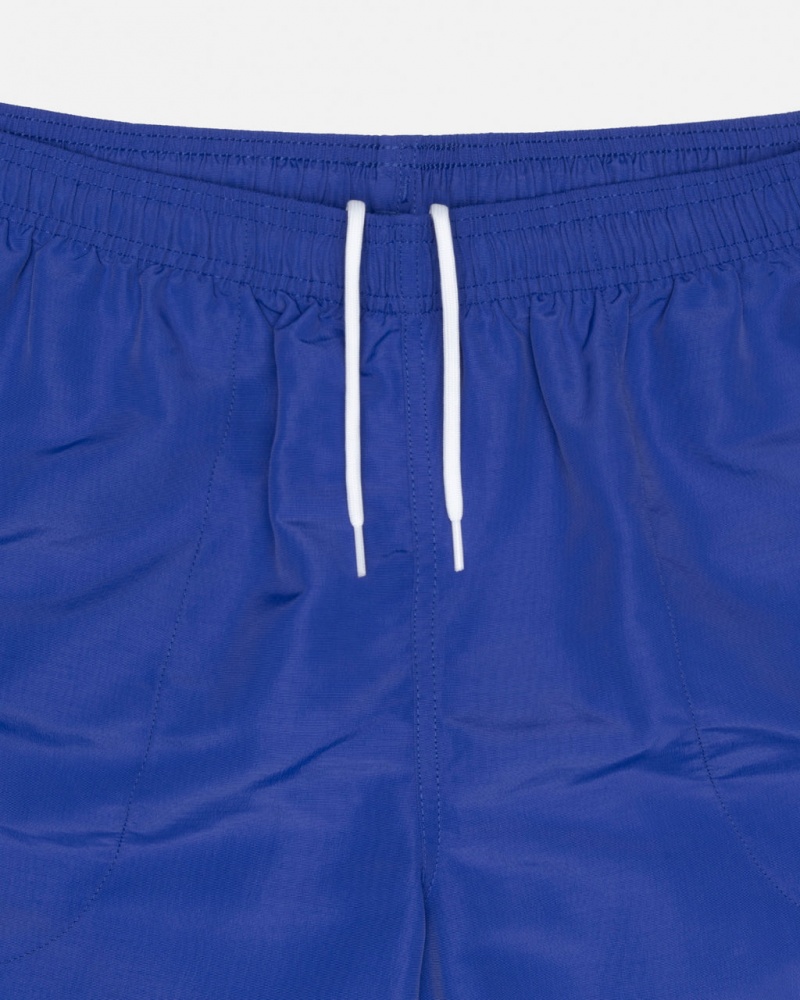 Stussy Strand Kort Big Basic - Unisex Shorts Trunks Kongeblå | LDKSX39055