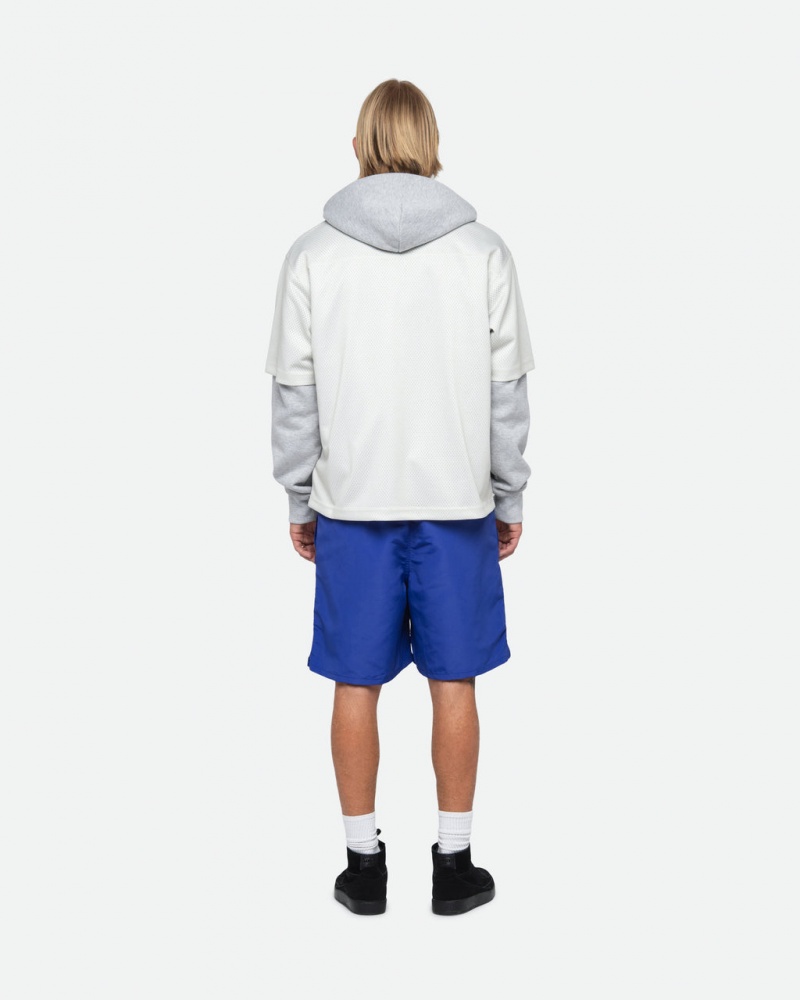 Stussy Strand Kort Big Basic - Unisex Shorts Trunks Kongeblå | LDKSX39055