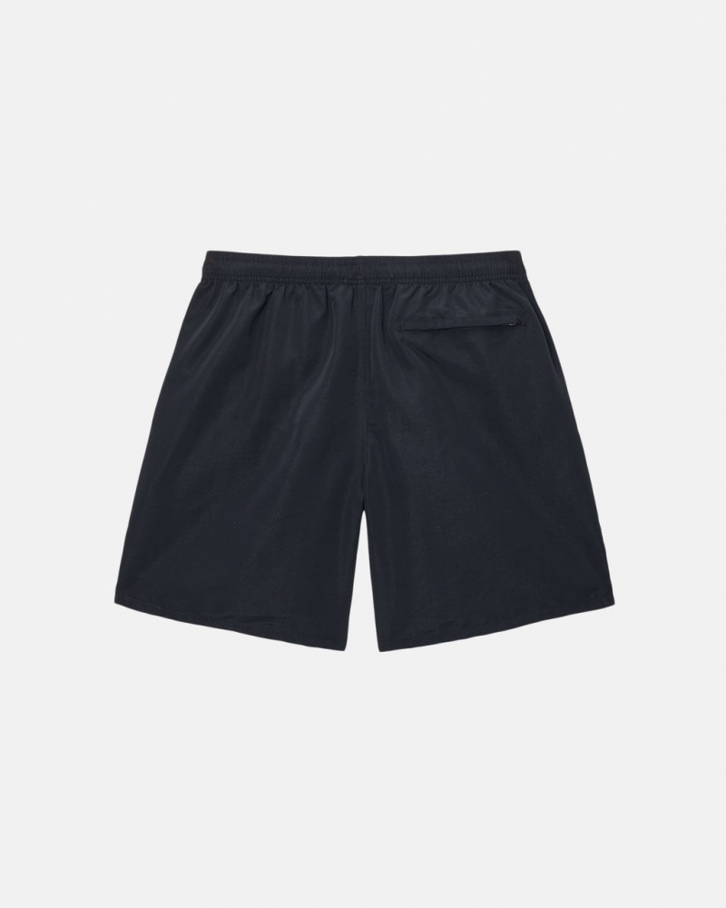 Stussy Strand Kort Big Basic - Unisex Shorts Trunks Sort | ZDKMJ55999