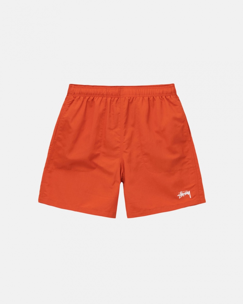 Stussy Strand Kort Stock - Unisex Shorts Trunks Sort | PDKER42972