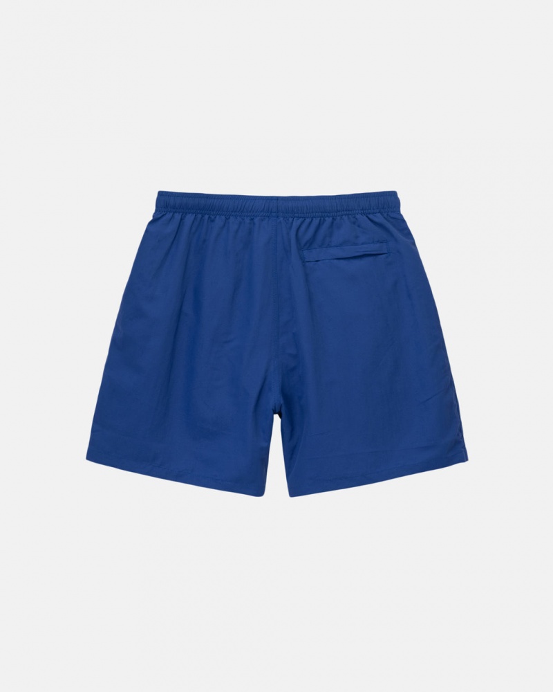 Stussy Strand Kort Stock - Unisex Shorts Trunks Dyb Blå | DKICD94799