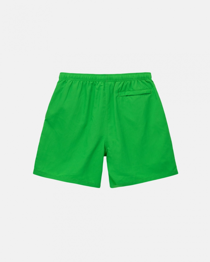 Stussy Strand Kort Stock - Unisex Shorts Trunks Grøn | LDKSX55798