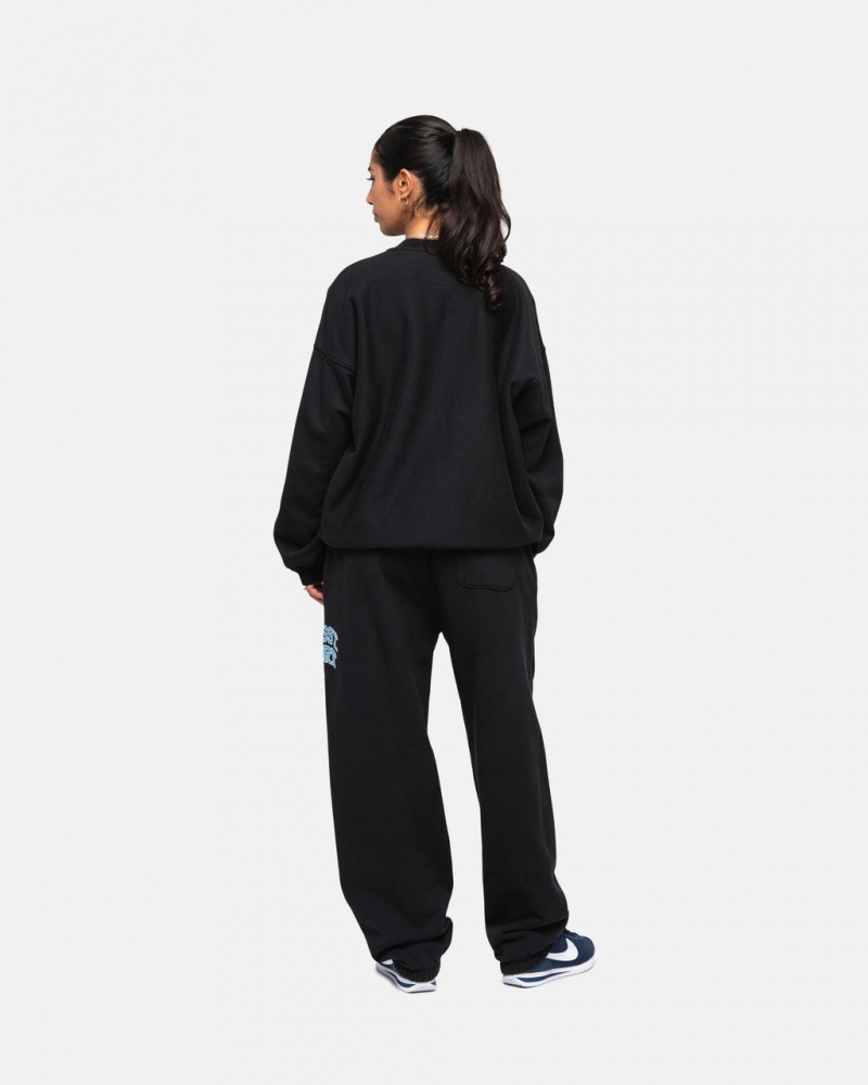 Stussy Stüssy Sports Sweatpant - Unisex Jeans Pants Sort | UDKND53462