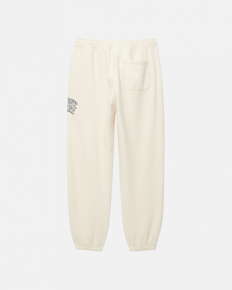 Stussy Stüssy Sports Sweatpant - Unisex Jeans Pants Hvide | DKEGJ21054