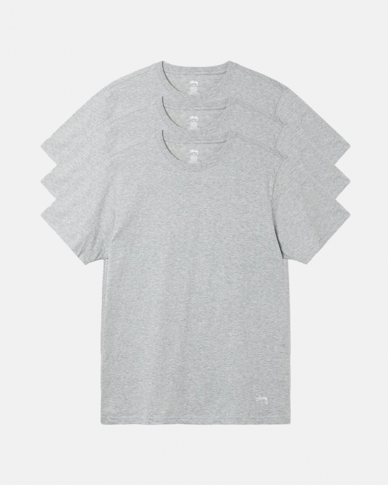 Stussy Stussy Undershirt - Unisex Sweaters Knits Grå | DKNZX76054