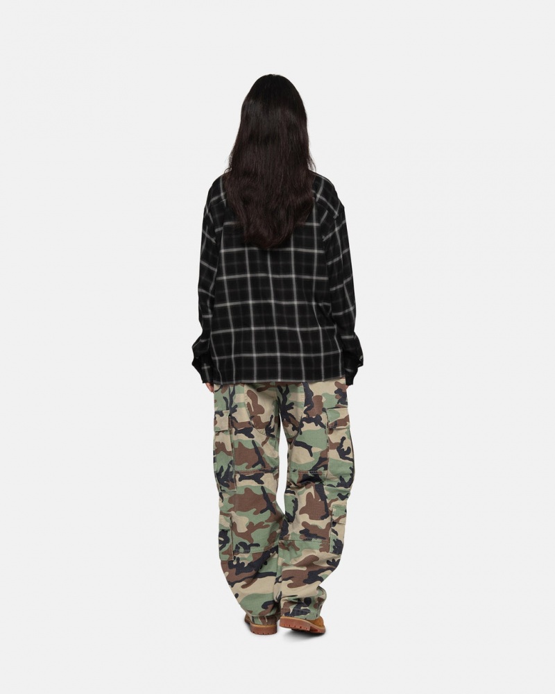 Stussy Surplus Cargo Ripstop - Unisex Jeans Pants Camo | SDKVO58371