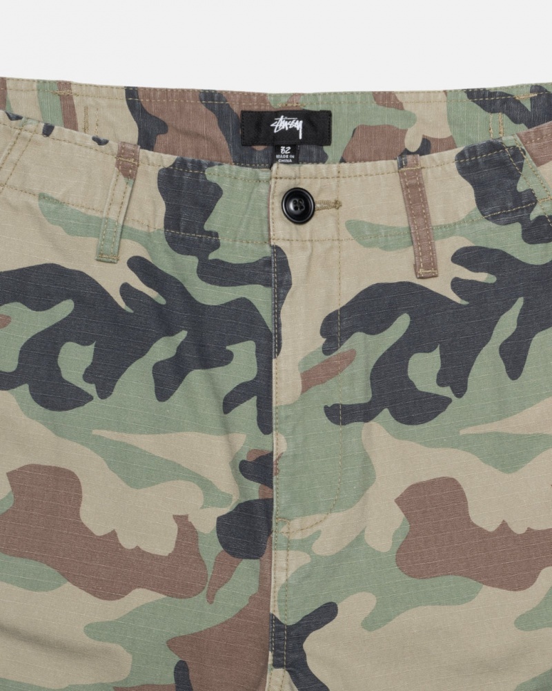 Stussy Surplus Cargo Ripstop - Unisex Jeans Pants Camo | SDKVO58371