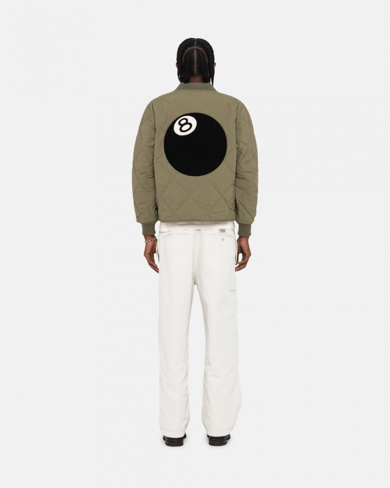 Stussy Workgear Trouser Twill - Unisex Pants Hvide | BDKSD30864