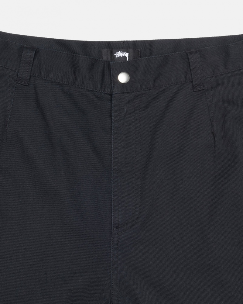 Stussy Workgear Trouser Twill - Unisex Pants Sort | LDKSX40056