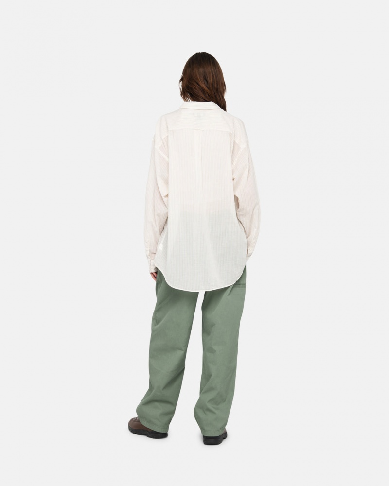 Stussy Workgear Trouser Twill - Unisex Pants Grøn | DKZDE14309