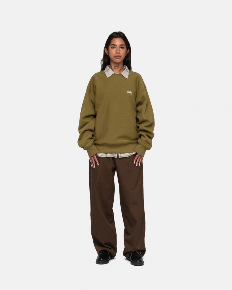 Stussy Workgear Trouser Twill - Unisex Pants Brune | DKZDE72514